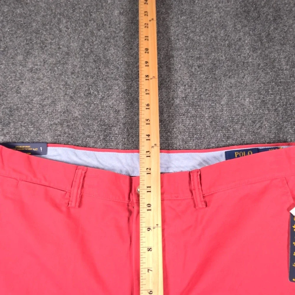 NWD Polo Ralph Lauren Chino Mens 38x30 Nantucket Red Stretch Straight Fit READ
